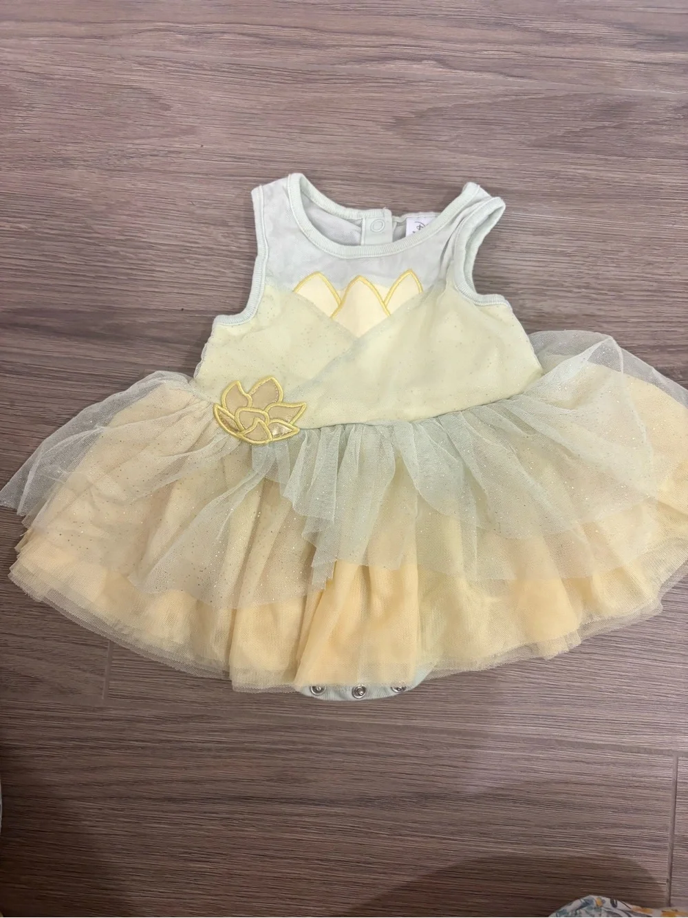 Disney baby Tiana onesie